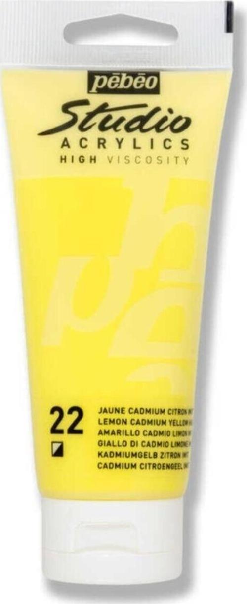 Akrilik Studio Boya 100 Ml Lemon Cadmium Yellow