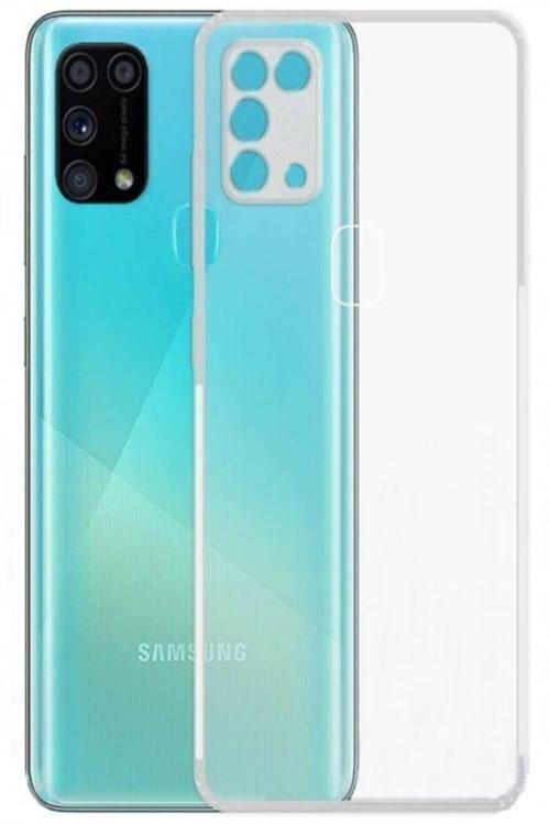 Samsung Galaxy A20S Şeffaf Kılıf Silikon Koruma Kamera Korumalı