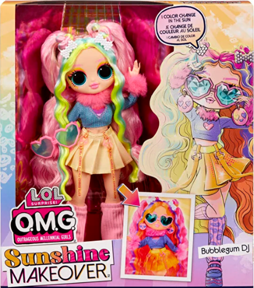 Surprise OMG Sunshine Makeover Bebeği - Bubblegum DJ