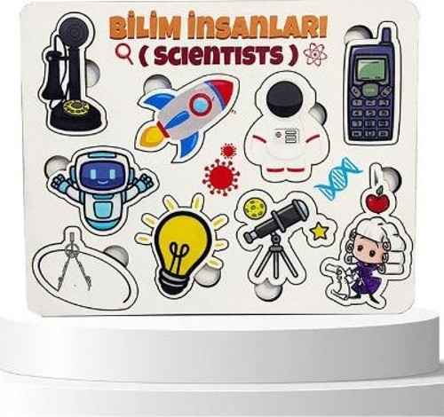 Bilim İnsanları Eğitici Öğretici Geliştirici Ahşap Sağlıklı Oyuncak