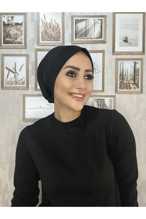 Kadın Tesettür Desenli Bone