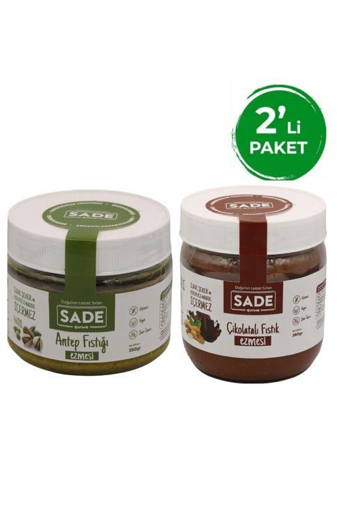 Antep Fıstığı - Çikolatalı fıstık Ezmesi 2'li Paket