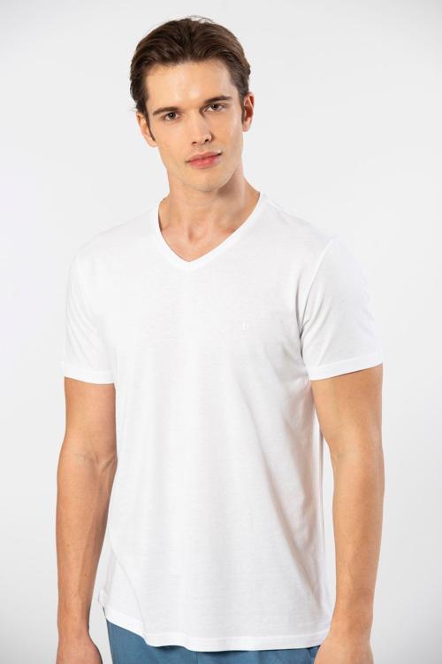 Erkek V Yaka T-Shirt