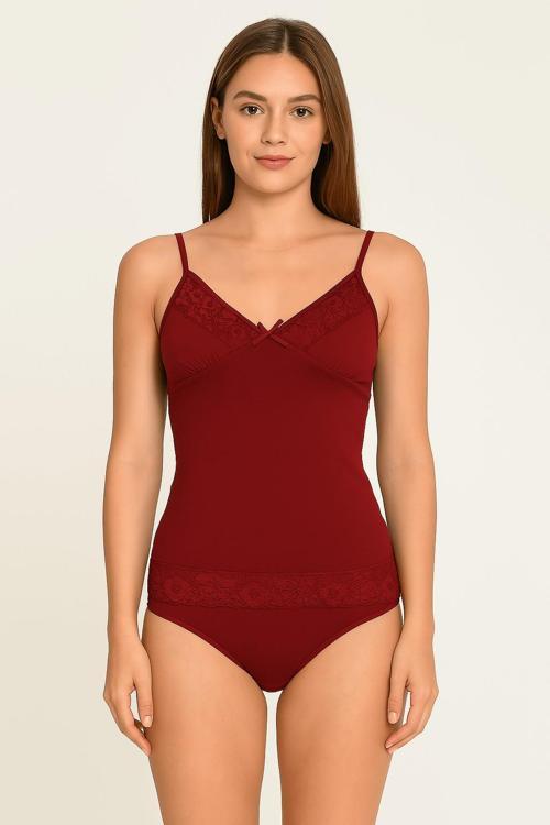 Kadın Desenli Penye Çamaşır Takımı