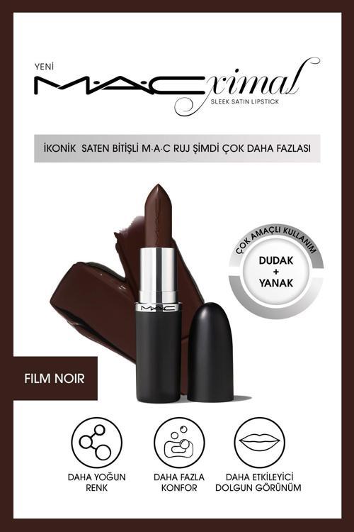 Yüksek Pigmentasyonlu,Doğal Ve Saten Bitişli,Kolay Uygulanan,Kalıcı,Yumuşatıcı Ruj-Fılm Noır