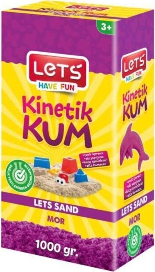 Kinetik Kum 1000 Gr.mor Karton Kutu