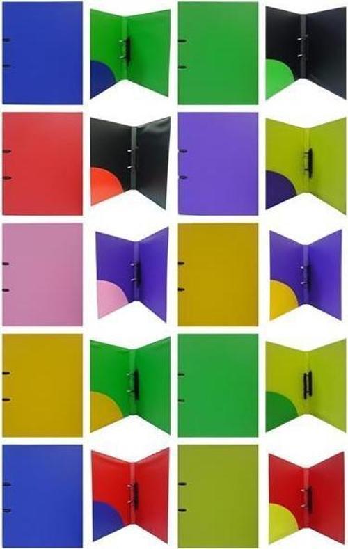 Raınbow Colors 2 Halkalı Pvc Yeşil