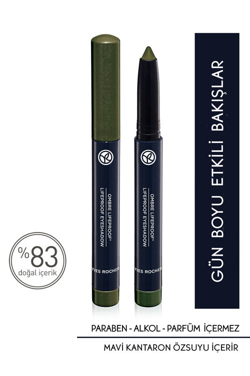 Parlak Ve Kremsi Dokulu Gün Boyu Kalıcı Yüksek Pigmentasyonlu Kalem Far-04 Haki Belle.364