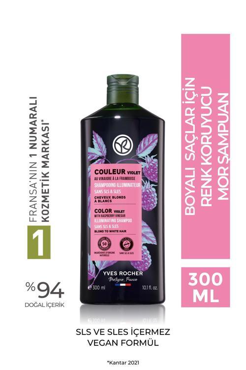 Boyalı Saçlar İçin Turunculaşma Önleyici Ve Karşıtı,Parlaklık Verici Mor Şampuan -300 Ml