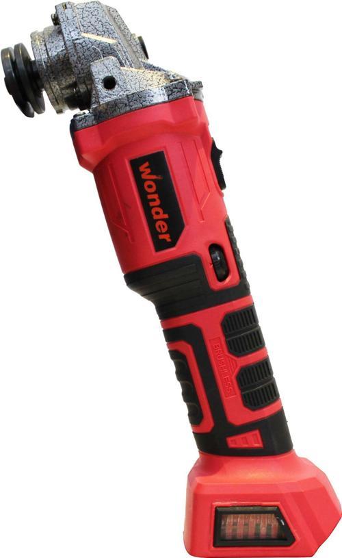 AT18-AG BL-0 Kömürsüz  Şarjlı Avuç Taşlama Makinesi Li-Ion 18 Volt  125mm (Aküsüz)