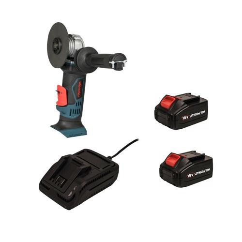 JD597218 Li-ion Şarjlı Avuç Taşlama Makinesi Seti 18 Volt 4.0Ah 115mm