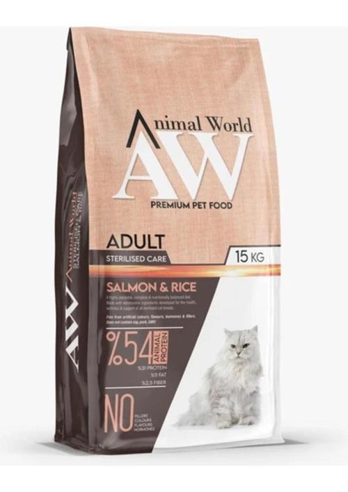 Sterilised Somonlu & Pirinçli 15 kg Kısırlaştırılmış Kedi Maması