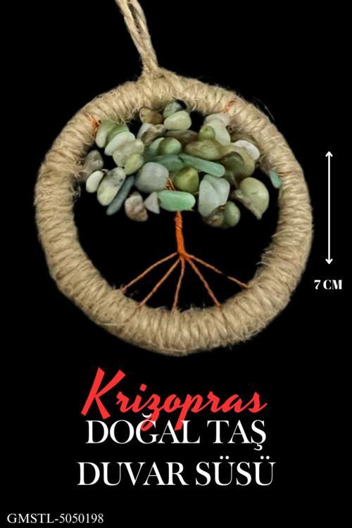 Sertifikalı Krizopras Doğal Taş El Yapımı Duvar Süsü & Araba Süsü & Kapı Süsü