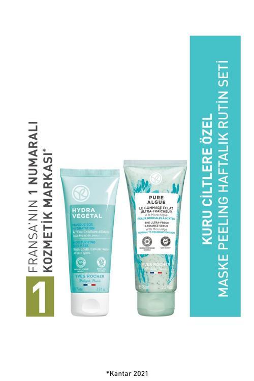 Ciltlere Ölü Hücrelerden Arındırıcı,Pürüzsüz Görünüm Kazandıran Maske Peeling Haftalık Rutin Seti