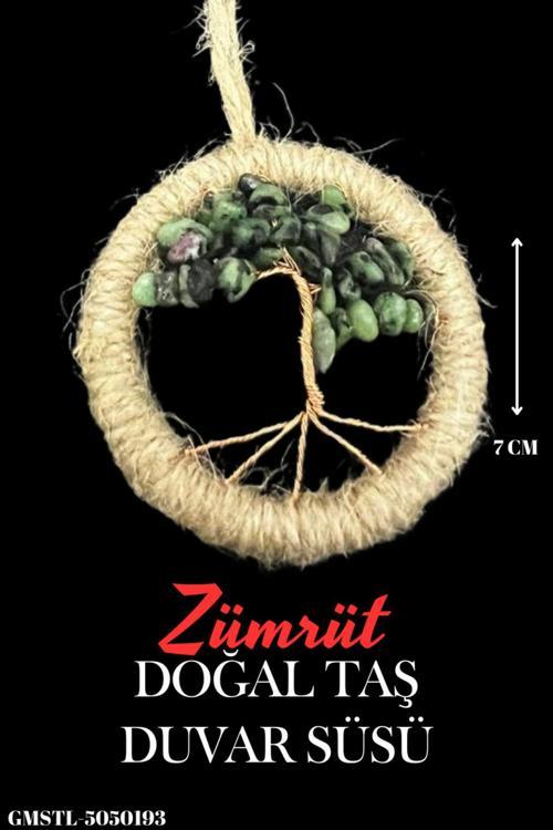 Sertifikalı Zümrüt Doğal Taş El Yapımı Duvar Süsü & Araba Süsü & Kapı Süsü