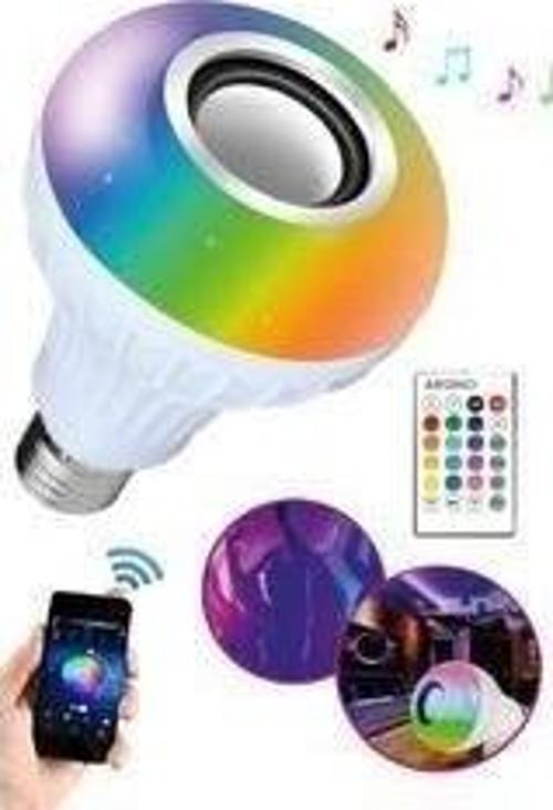 LED AMPUL RGB + MÜZİK KUTUSU BLUETOOTH Winnboss Wn-1156