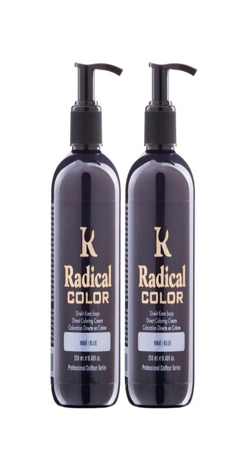 NEW 25/Blue Amonyaksız Su Bazlı Saç Boyası 250 ML 2 Adet Mavi