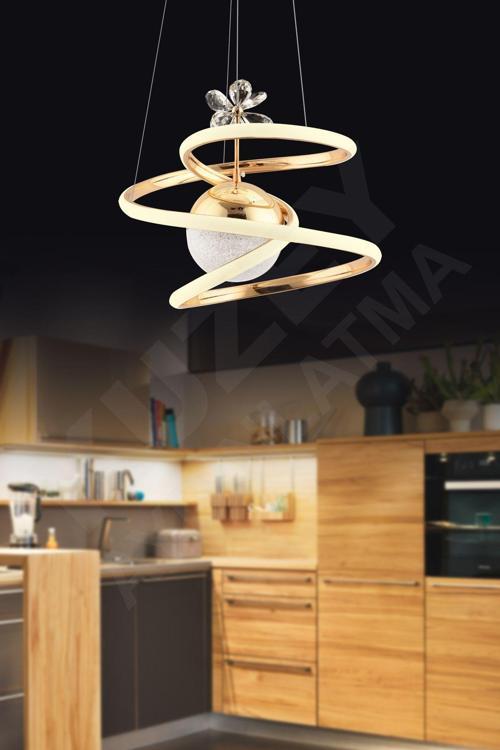 NEVA TOPLU KUMANDALI 3 RENK YANAN LED AVİZE