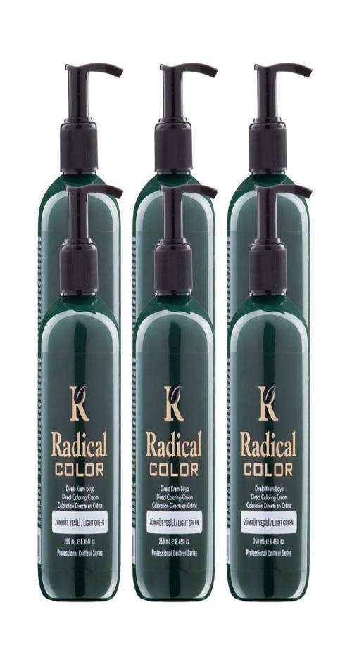 NEW 25/Emerald Amonyaksız Su Bazlı Saç Boyası 250 ML 6 Adet Zümrüt Yeşili