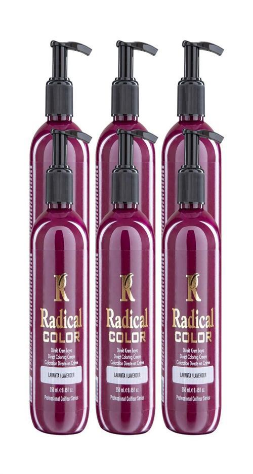 NEW 25/Lavender Amonyaksız Su Bazlı Saç Boyası 250 ML 6 Adet Lavanta