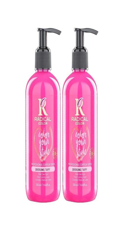 NEW 25/Taffy Amonyaksız Su Bazlı Saç Boyası 250 ML 2 Adet Şekerleme