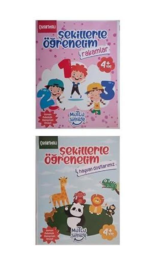 Çıkartmalı Şekillerle Öğrenelim-Hayvan Dostlarımız,Rakamlar