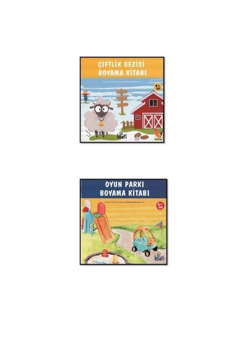 Çiftlik Gezisi - Oyun Parkı Boyama Kitapları 2 Kitap