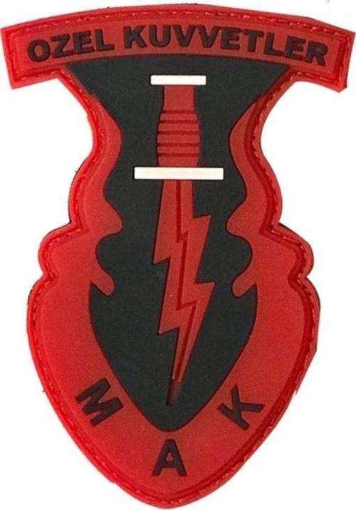 3d Silikon Mak Özel Kuvvetler Arması Patch