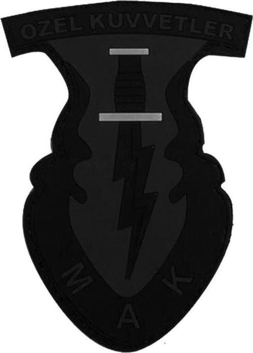 3d Silikon Mak Özel Kuvvetler Arması Patch