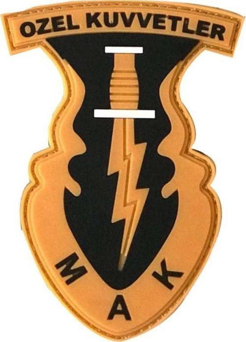 3d Silikon Mak Özel Kuvvetler Arması Patch