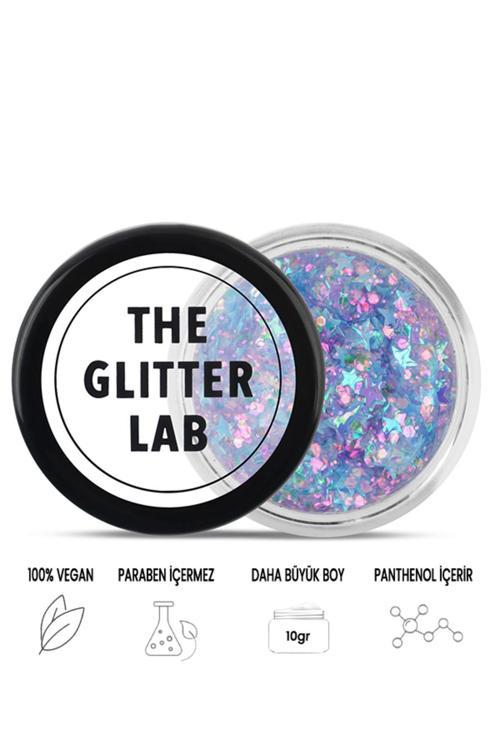 Jel Formlu Parlak Glitter - Blue Stars