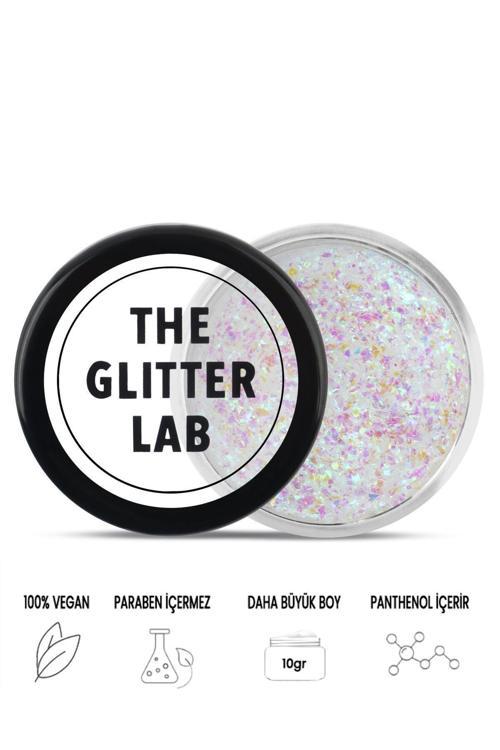 Jel Formlu Parlak Glitter - White Moon Face Glitter