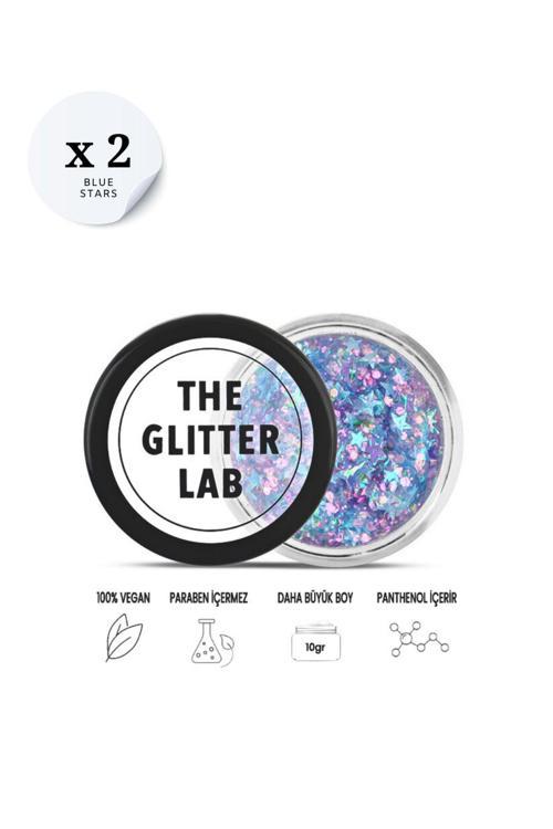 2 Adet Blue Stars Glitter – Avantajlı Paket