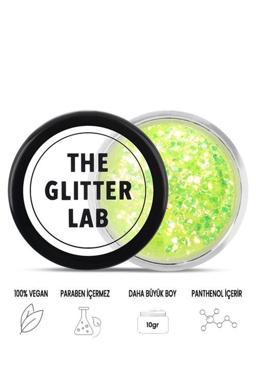 Jel Formlu Parlak Glitter - Pinky Lime