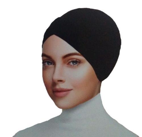 Bayan Tesettür Dış Bone Hazır Türban Çapraz Bone