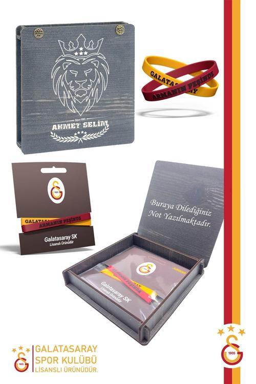 Orijinal Lisanslı Armanın Peşinde 2'li Bileklik Kişiye Özel Ahşap Kutulu