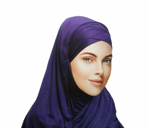 Bayan 3 Bantlı Şal Hazır Türban Renk Seçenekli