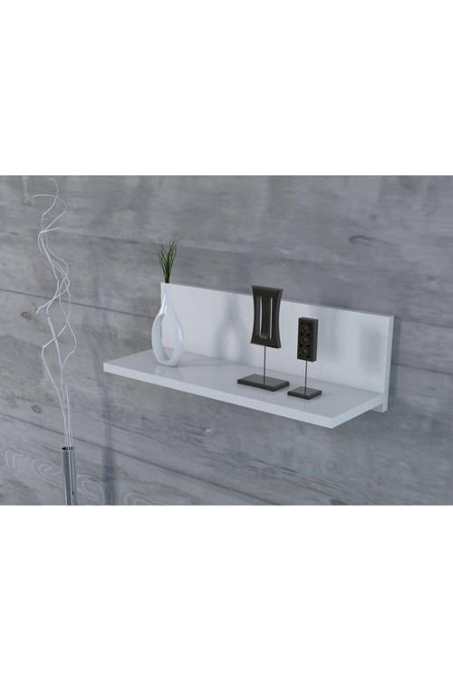 Beyaz Duvar Rafı Mutfak Banyo Çalışma Odası Rafı
