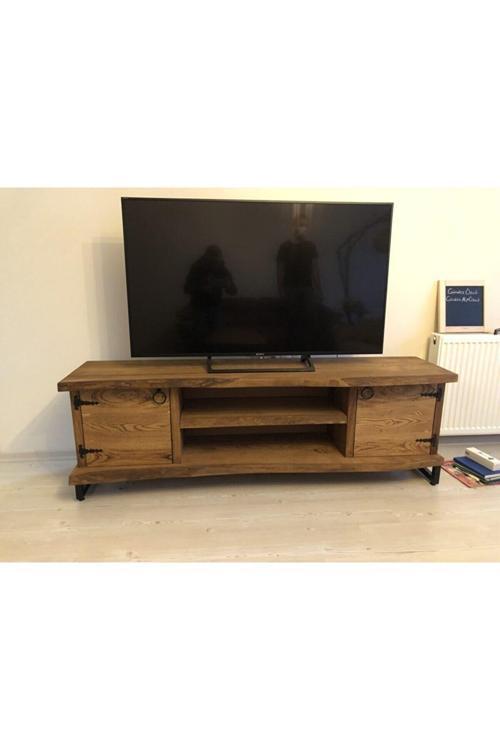 Doğal Ahşap Tv Ünitesi 160-60-40