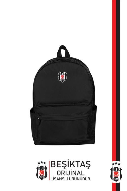 Orijinal Lisanslı Spor Sırt Çantası Bjk Siyah Çanta