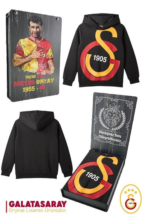 Orijinal Lisanslı Büyük Logo Çocuk Sweat Kişiye Özel Ahşap Kutulu