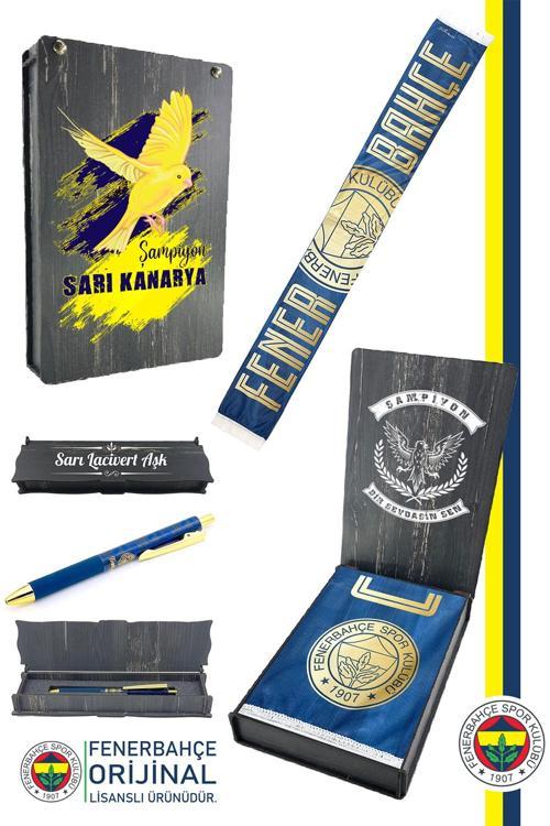 Orijinal Lisanslı Canım Feda Olsun Fenerbahçe Şal Atkı Ve Hybrt Tükenmez Kale