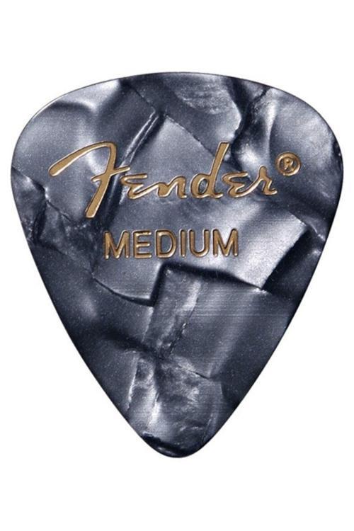 351 Premium Celluloid Picks Black Moto Medium 1 Adet Pena