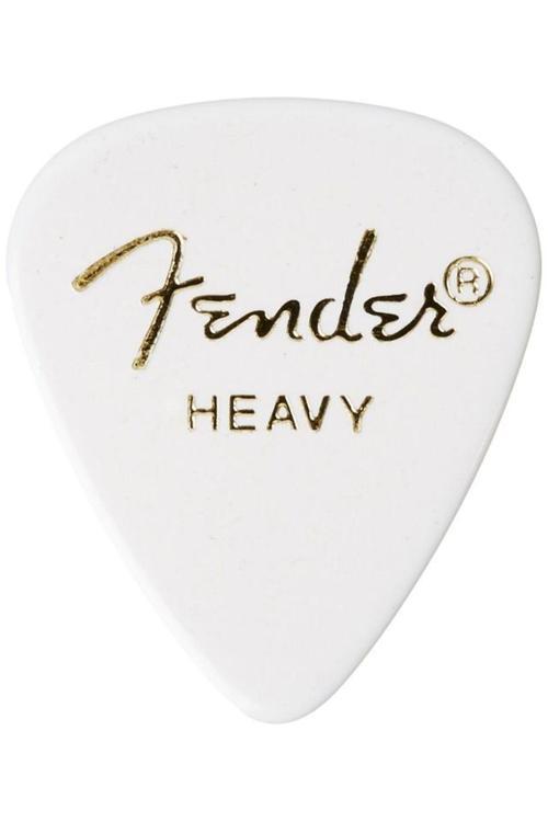 351 Premium Celluloid Picks White Moto - Heavy - 1 Adet Pena