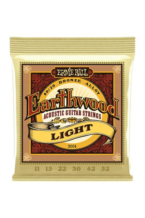 P02004 Earthwood Light 11/52 80/20 Bronze Takım Tel Akustik Gi