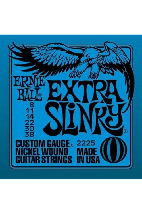 Ernieball P02225 Extra Slinky Nickel Wound 008-038 Elektro Gitar Teli
