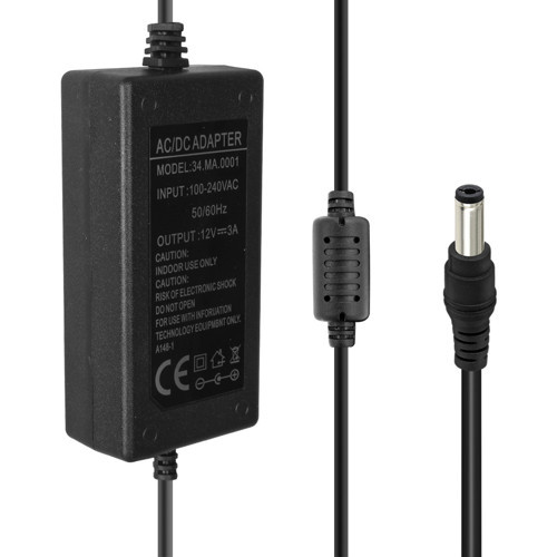 12 VOLT - 3 AMPER 5.5*2.5 UÇLU PLASTİK KASA MASAÜSTÜ ADAPTÖR (2818)