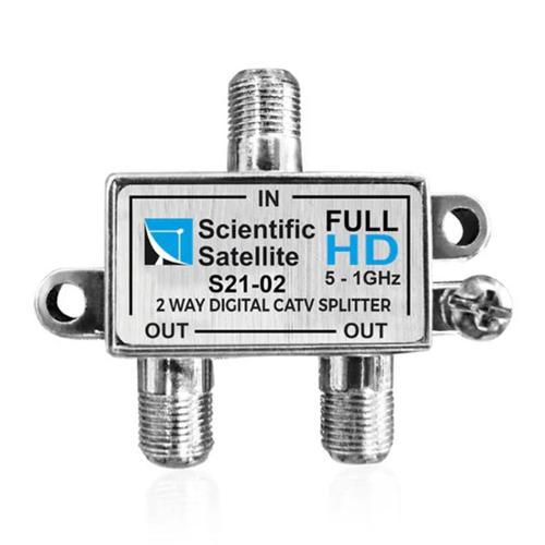 MAG S21-02 1/2 YOLLU KABLO TV SİNYAL AYIRICI SPLİTTER - 5-1000 MHZ FREKANS BÖLÜCÜ ÇOKLAYICI (2818)