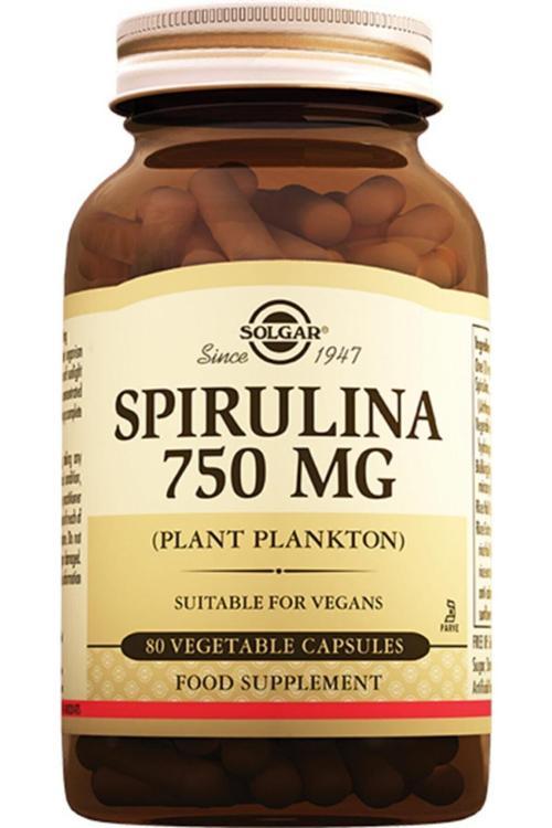 Spirulina 750 mg 80 Kapsül