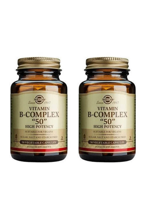 Vitamin B-Complex 50mg 50 Kapsül 2 Adet
